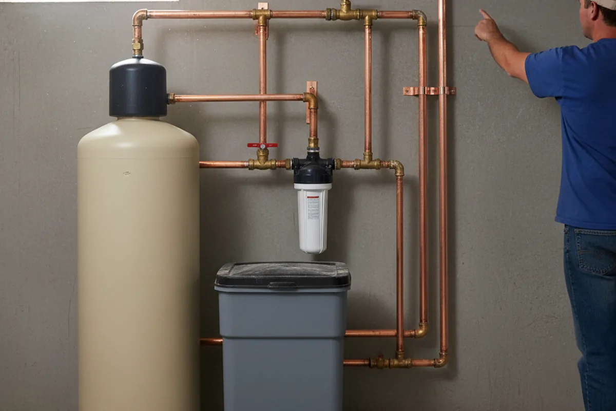 Whole-house water treatment system installed in Conception